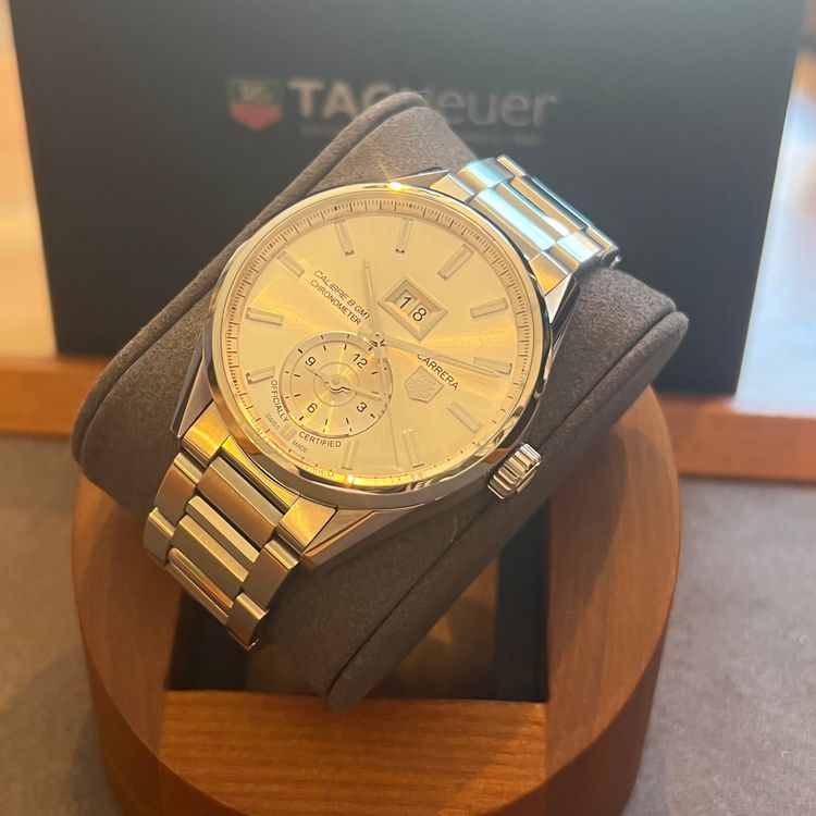 Tag Heuer Orologi: TAG Heuer Carrera Caliber 8 GMT Grande Date Full Set WAR5011 – Usato da Carouge GE venduto da Watchaser 7