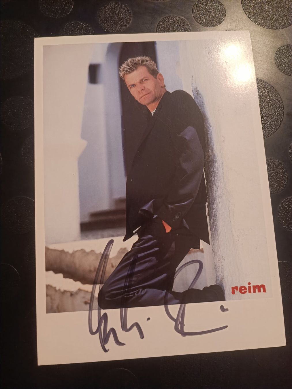 Autogramme: Matthias Reim - handsignierte alte Autogrammkarte – Gebraucht aus Menziken von Artographs