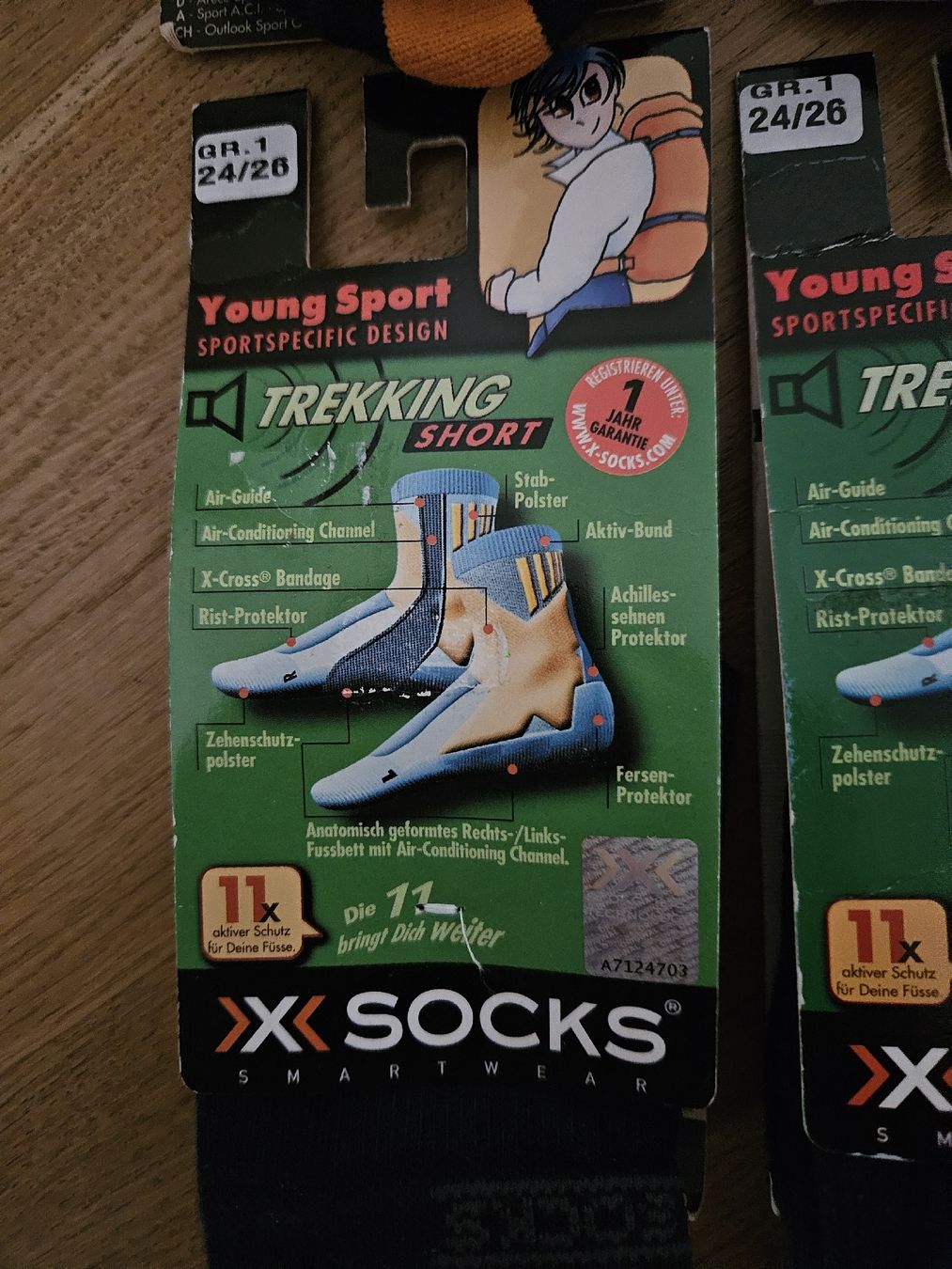 Calze per bambini: NEU kinder Trekking socken – Nuovo e nell'imballaggio originale da Basel venduto da fragolina08 1
