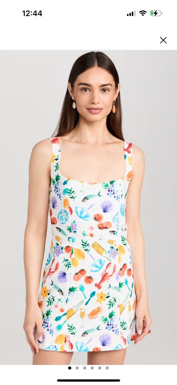 Vestiti: Damen Sommerliches Mini-Kleid mit Muster – Nuovo (secondo la descrizione) da Meilen venduto da Emma_321