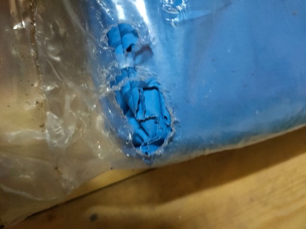 Blache 4x8m PVC blau