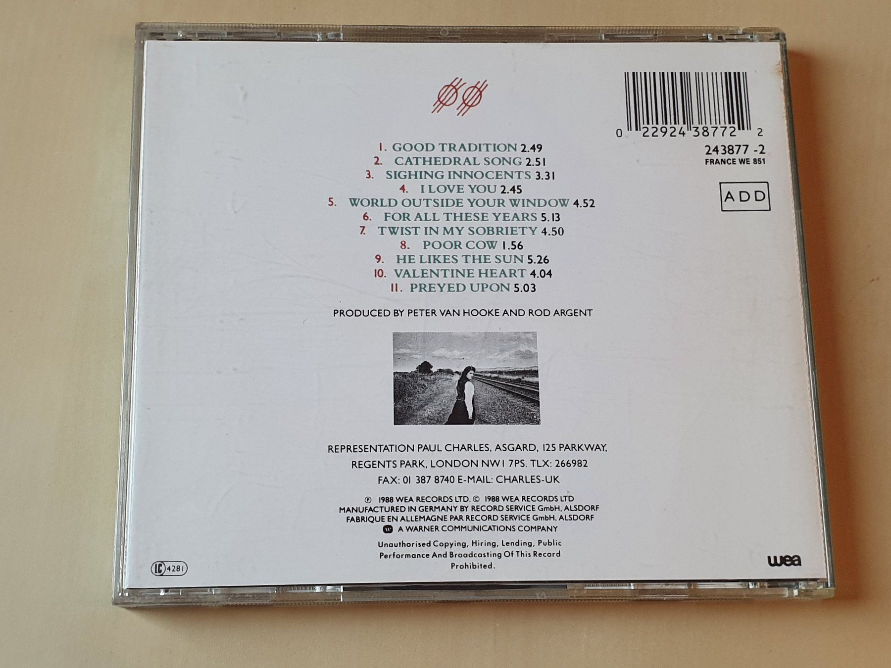 CDs: Tanita Tikaram ancient heart – D'occasion à Stansstad par collectorsshop 1