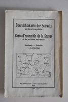 Übersichtskarte der Schweiz 1:1'000'000 1943