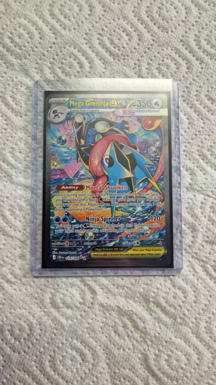Pokémon Carte collezionabili: Mega Greninja EX 116/086  EN ab 1.- – Nuovo (secondo la descrizione) da amriswil venduto da 3dworldswiss