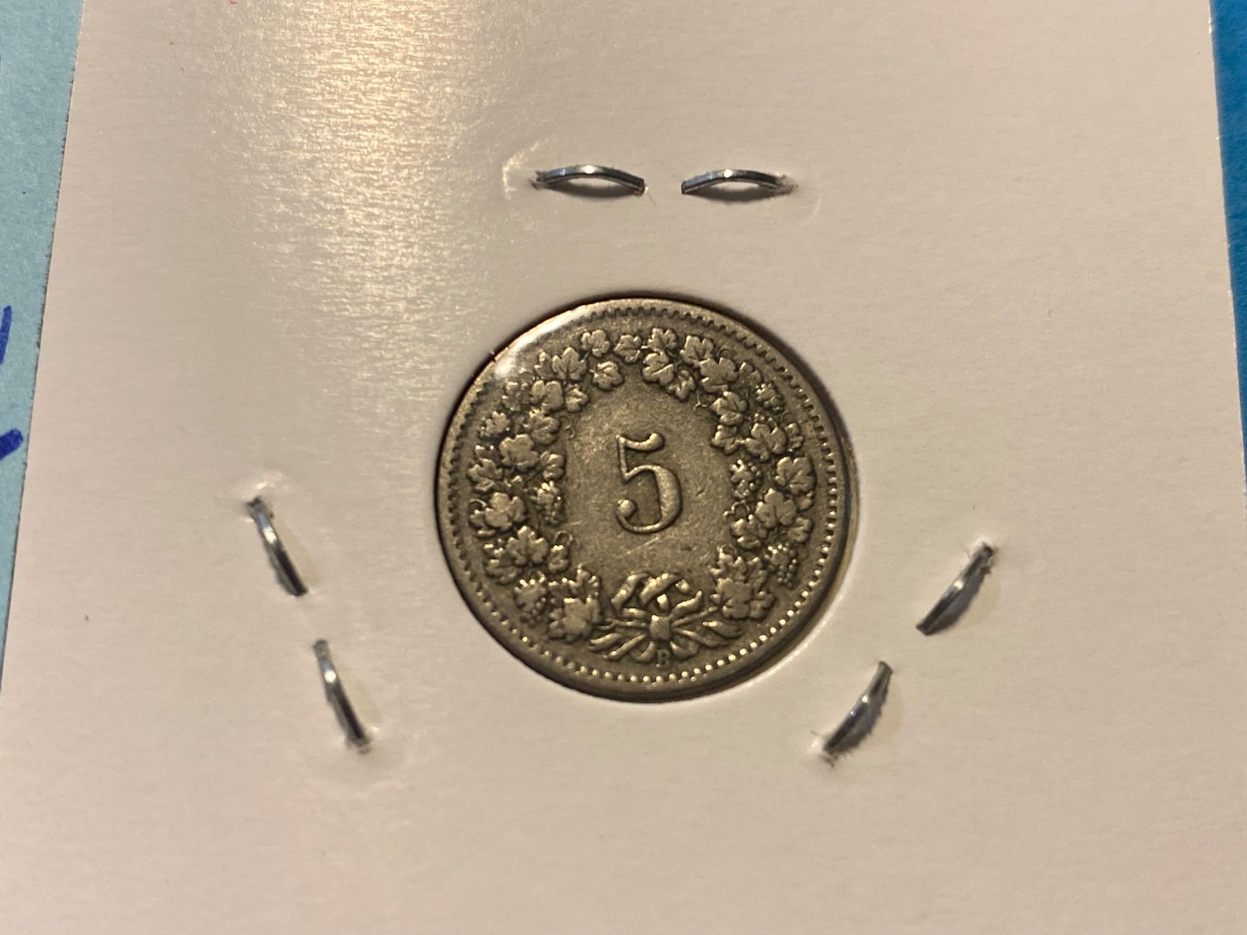 Alle Münzen: SUISSE : 5 CENTIMES 1908. Sans trait horizontal sur le H – Gebraucht aus genève von GEnumist 3