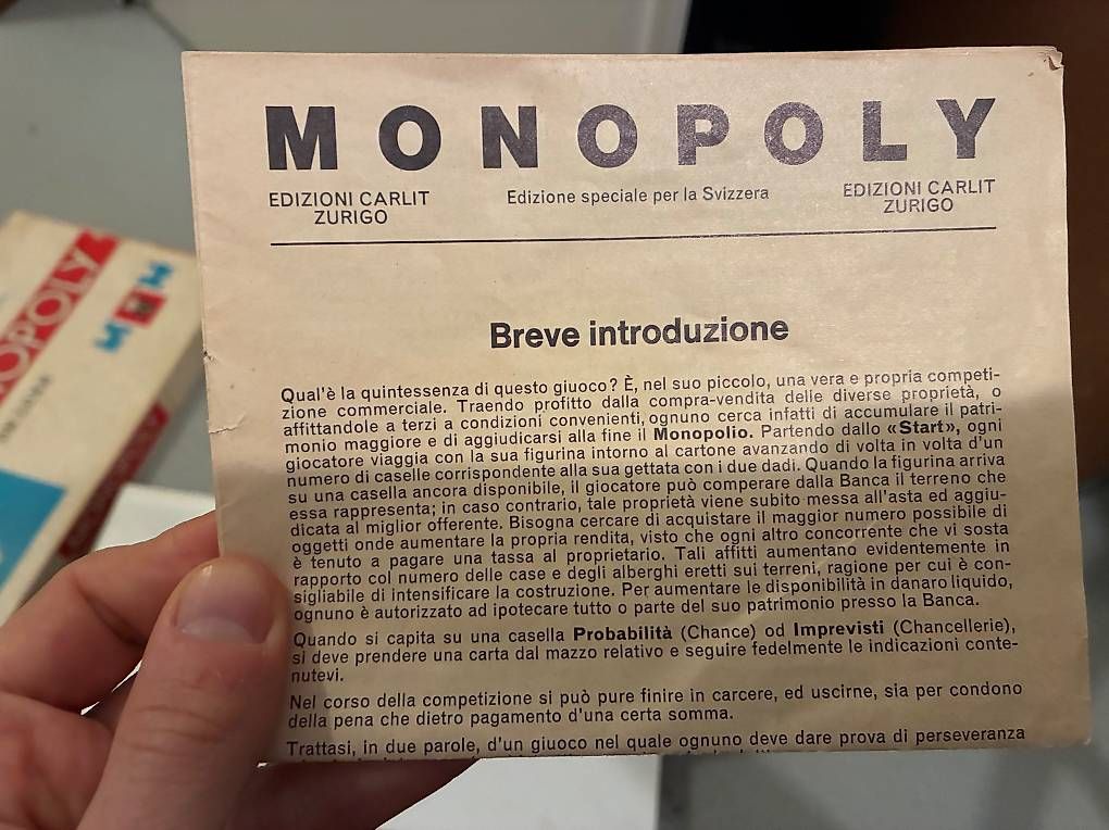 Giochi: Monopoly Carlit Schweiz Edition (Vinteage) – Usato da Langnau am Albis venduto da nilspedro 4