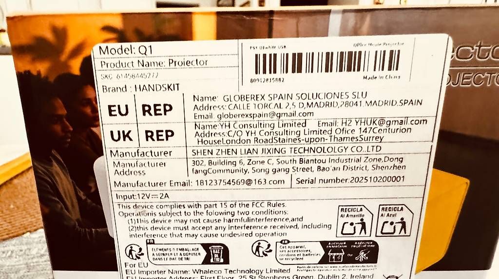 Proiettori: Miniprojektor LED für Handy oder Laptop – Usato da Worb venduto da cef_t5lf 2