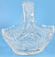 Antiker Bleikristall Glas Korb Nachtmann, 24% Bleikristall