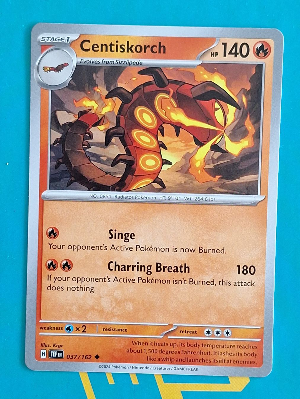Pokémon Carte collezionabili: Centiskorch - Temporal Forces Pokemon - #7.1 – Usato da Altstätten SG venduto da GGsGameshop