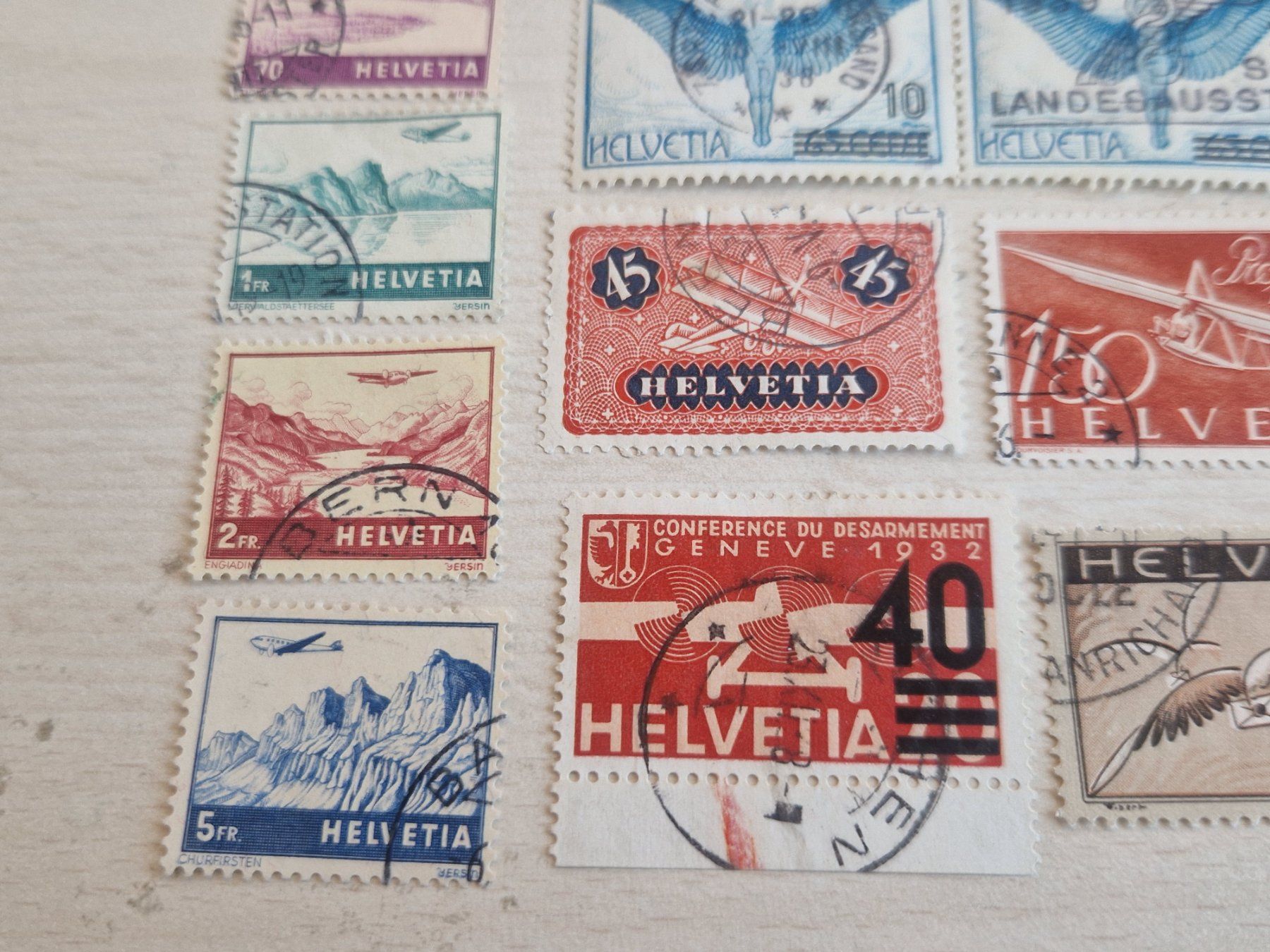 Tutti i francobolli: Ansammlung Flugpost, nicht bestimmt, ab 1.- – Usato da Burgdorf venduto da Glossy01 7