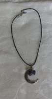 Collier Lune avec Améthyste, neuf