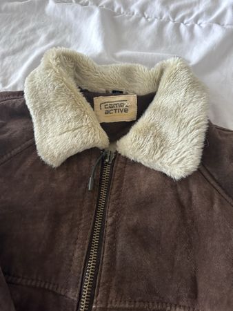 Wildlederjacke (unisex) - braun