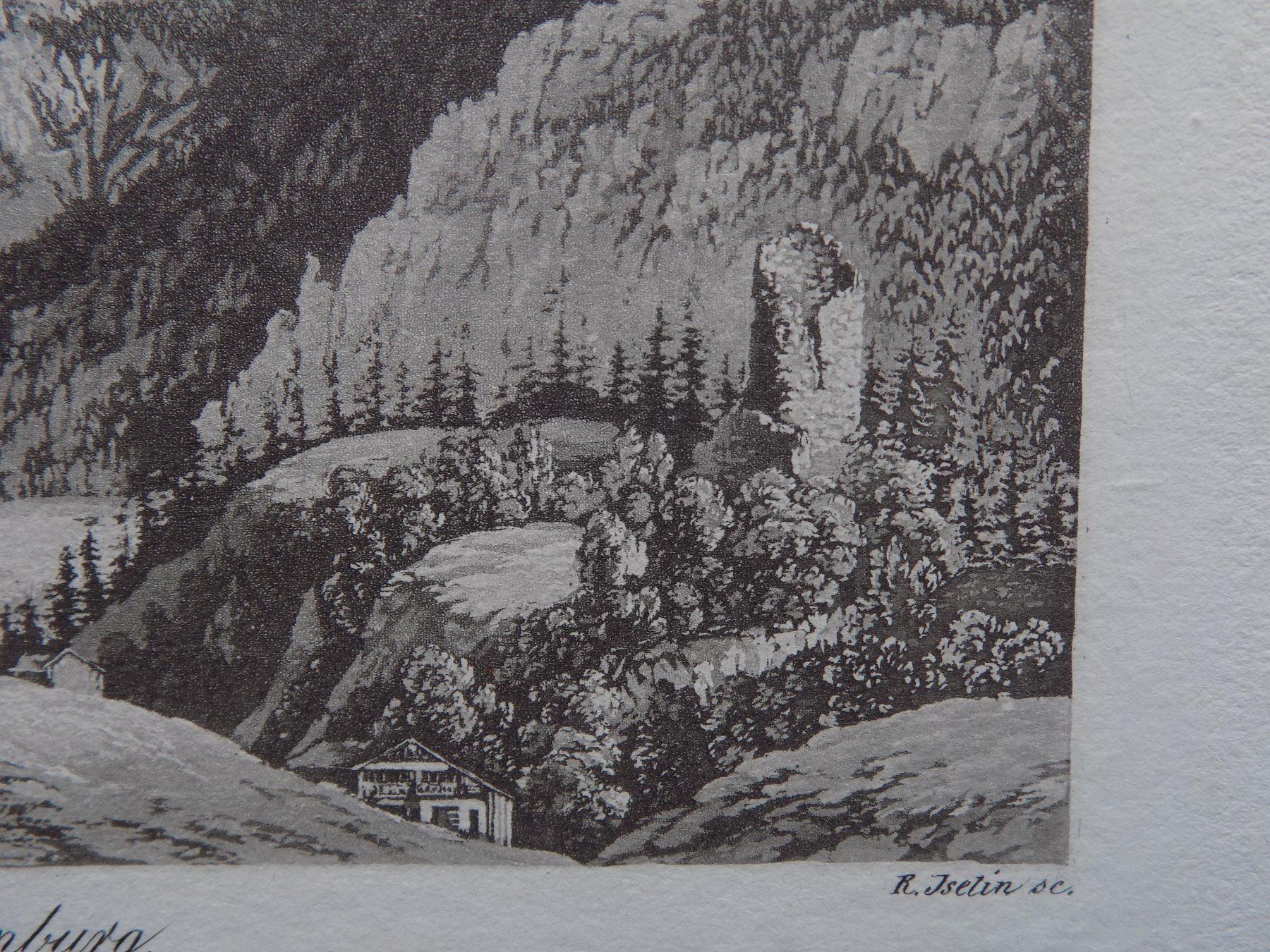 Incisioni: Wildenburg Wildhaus Aquatinta – Usato da Risch venduto da Rischli15 7