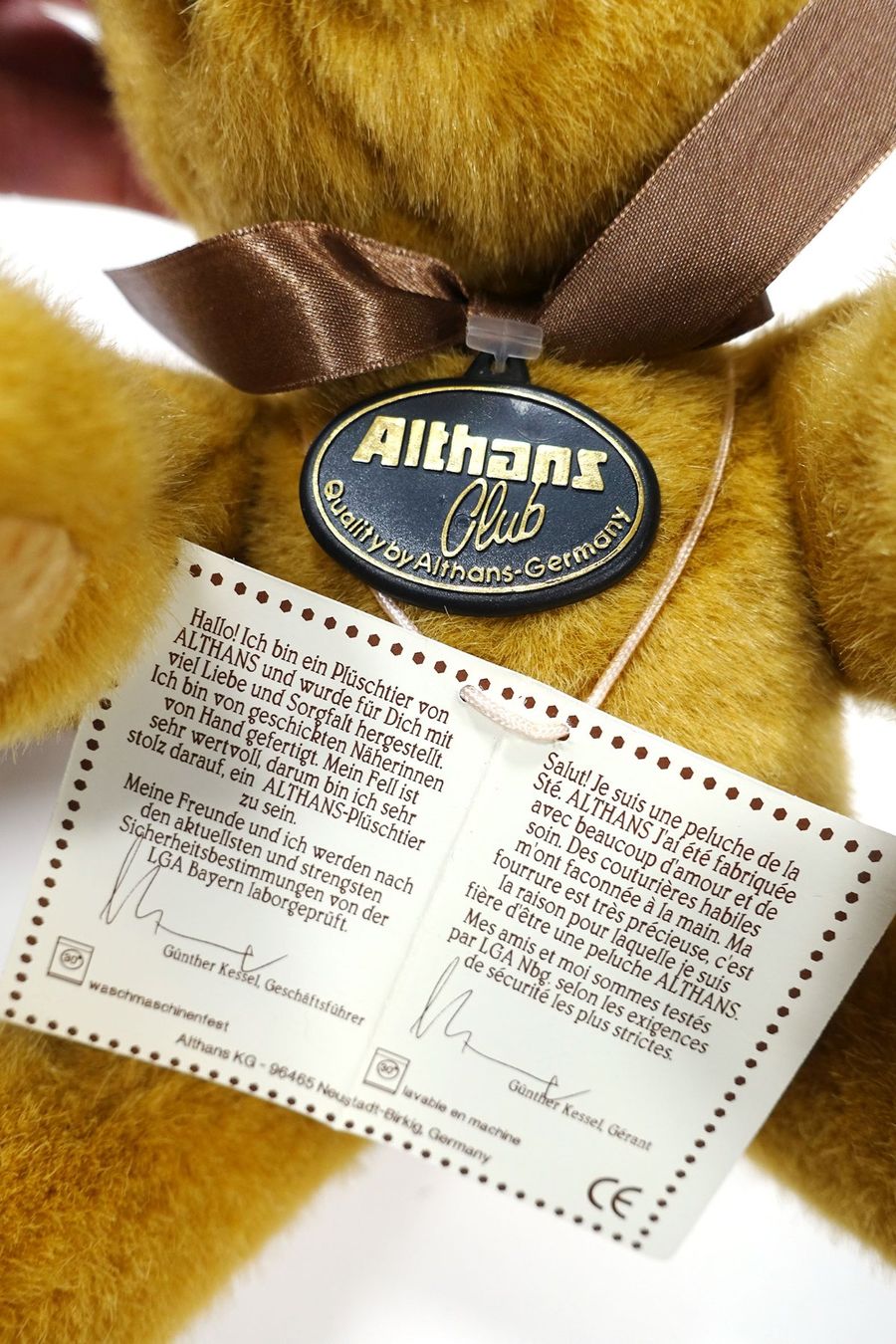 Spielzeuge: Teddy Bär Tim von Althans, neuwertig – Neu (gemäss Beschreibung) aus Buochs von chicco64 7