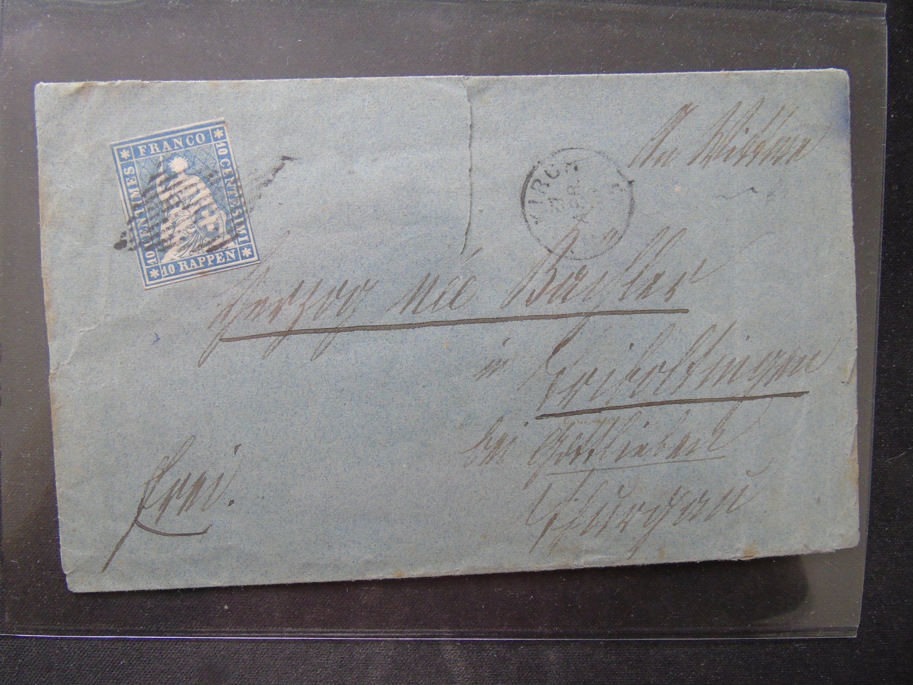Tutti i francobolli: No 23B sur lettre dès 10.- – Usato da Courtételle venduto da Boton0