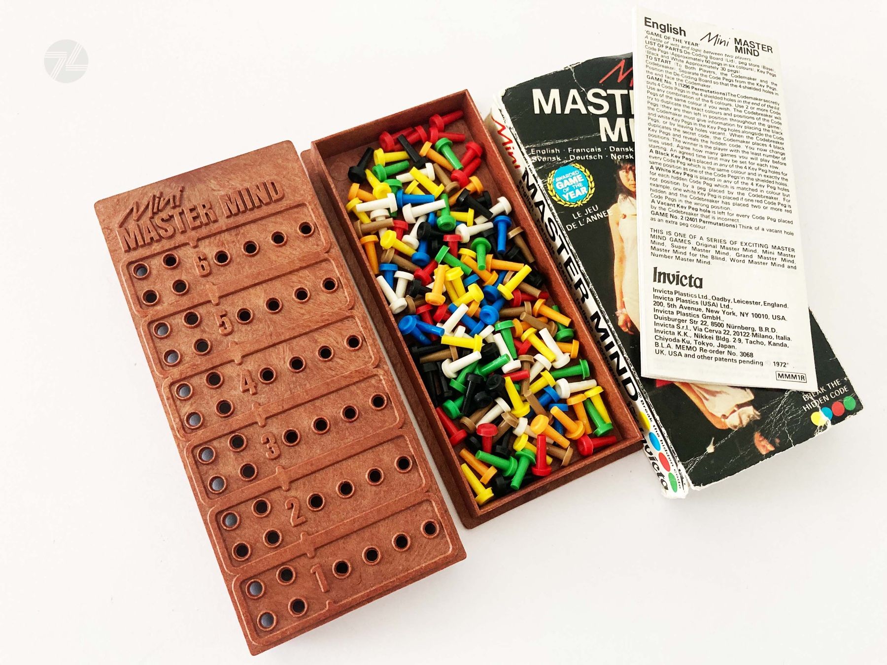 Invicta Giochi: Mastermind Mini Master Mind Vintage 70s Logik Puzzle – Usato da Wetzikon ZH venduto da cyan74 1