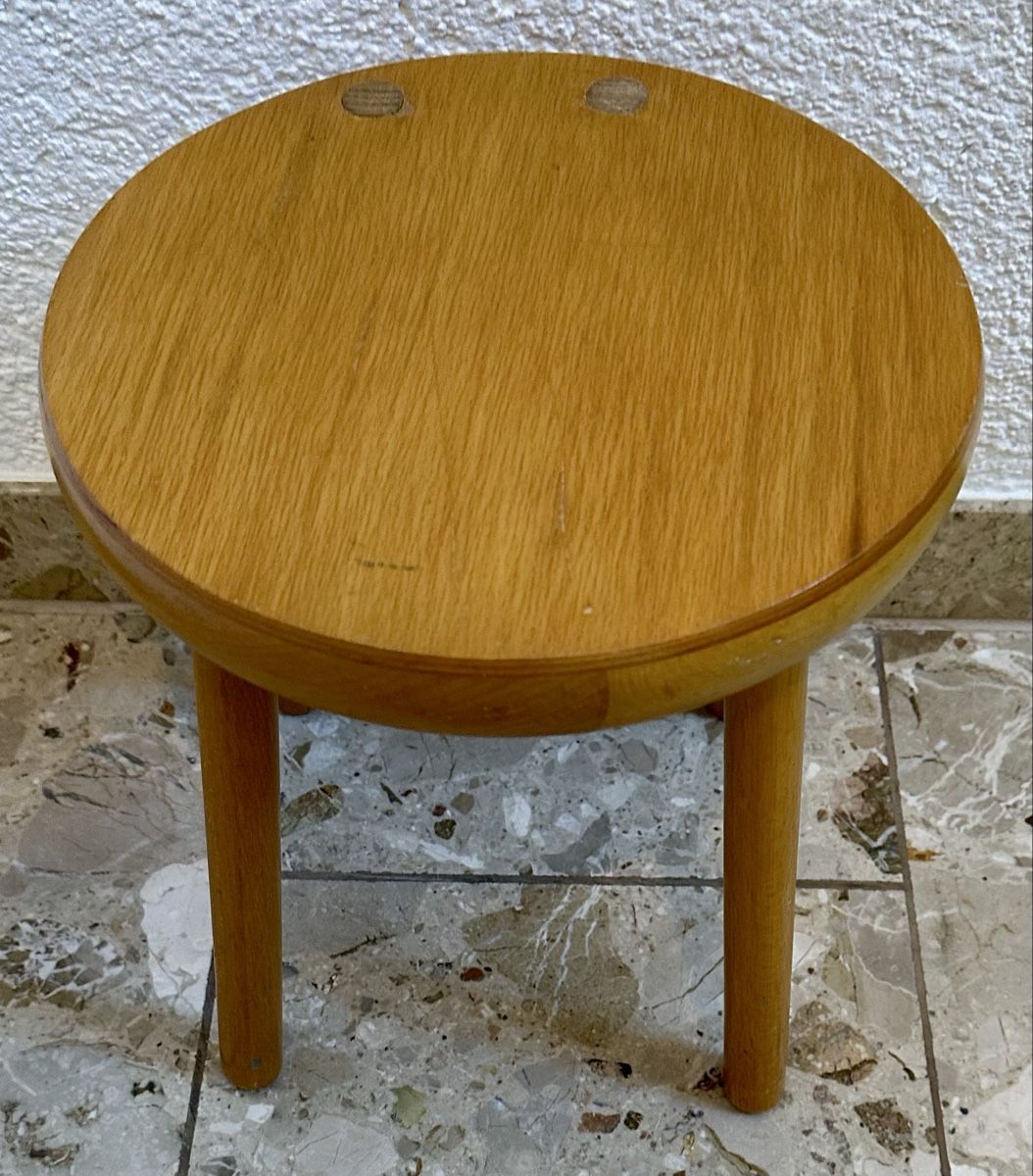 Hocker: Vintage Holz Hocker, Blumenständer Höhe 30 cm – Gebraucht aus Mauensee von Braut-kleid