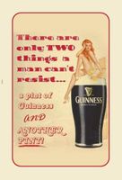 Blechschild-GUINNESS-THERE ARE ONLY TWO THINGS A-MIT PINUP