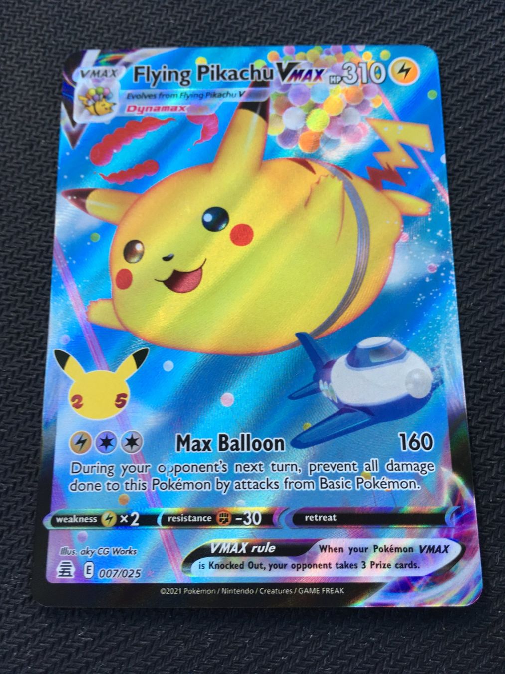 Pokémon Sammelbilder & Trading cards: Pokémon - Flying Pikachu VMAX - CEL 007 - EN – Neu (gemäss Beschreibung) aus St.Gallen von Punktchen01