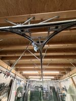 Deckenlaufschienensystem mit Haken gebrauchter Zustand