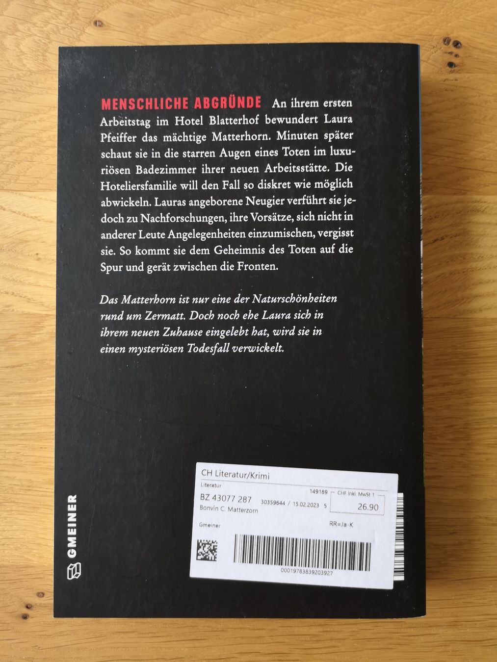 Libri: Christine Bonvin - Matterzorn – Usato da Kaiseraugst venduto da Haubitz60 1
