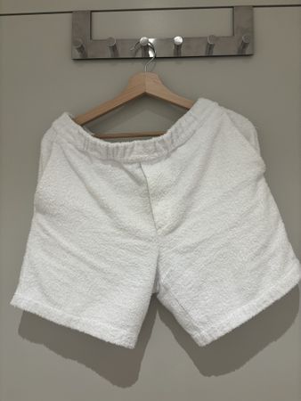 PRADA French Terry White Short 