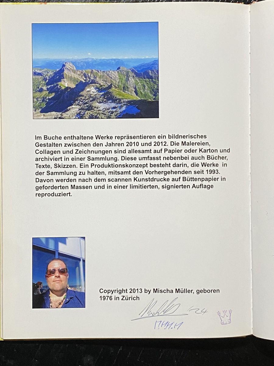 Libri: Mischa Müller Expressionen III, signiert limitiert – Nuovo e nell'imballaggio originale da Zuerich venduto da SonderArt-Wertgut 7