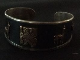 Armreif Silber 925 Gold 750