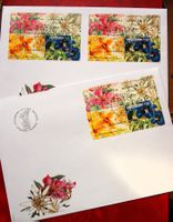 Suisse  -  2 FDC émission commune Suisse - Singapour 2001