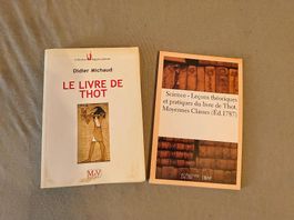 Lot de 2 livres sur le Livre de Thot