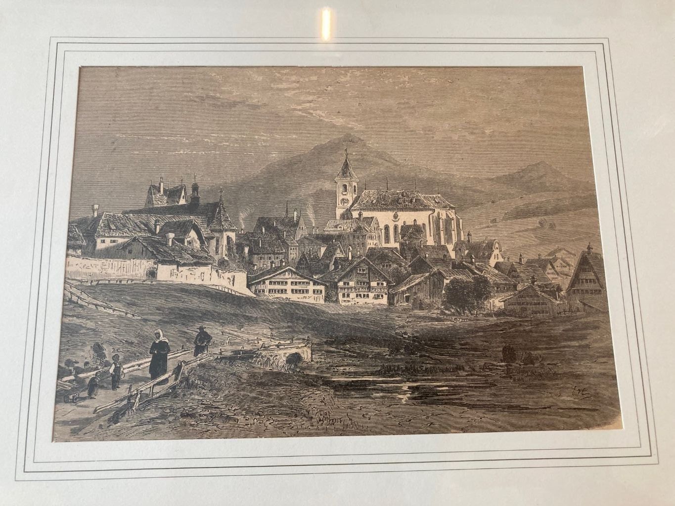 Grafica & Litografie: Lithographie Dorf Appenzell – Usato da Appenzell Meister. venduto da Brandfuchs1 1