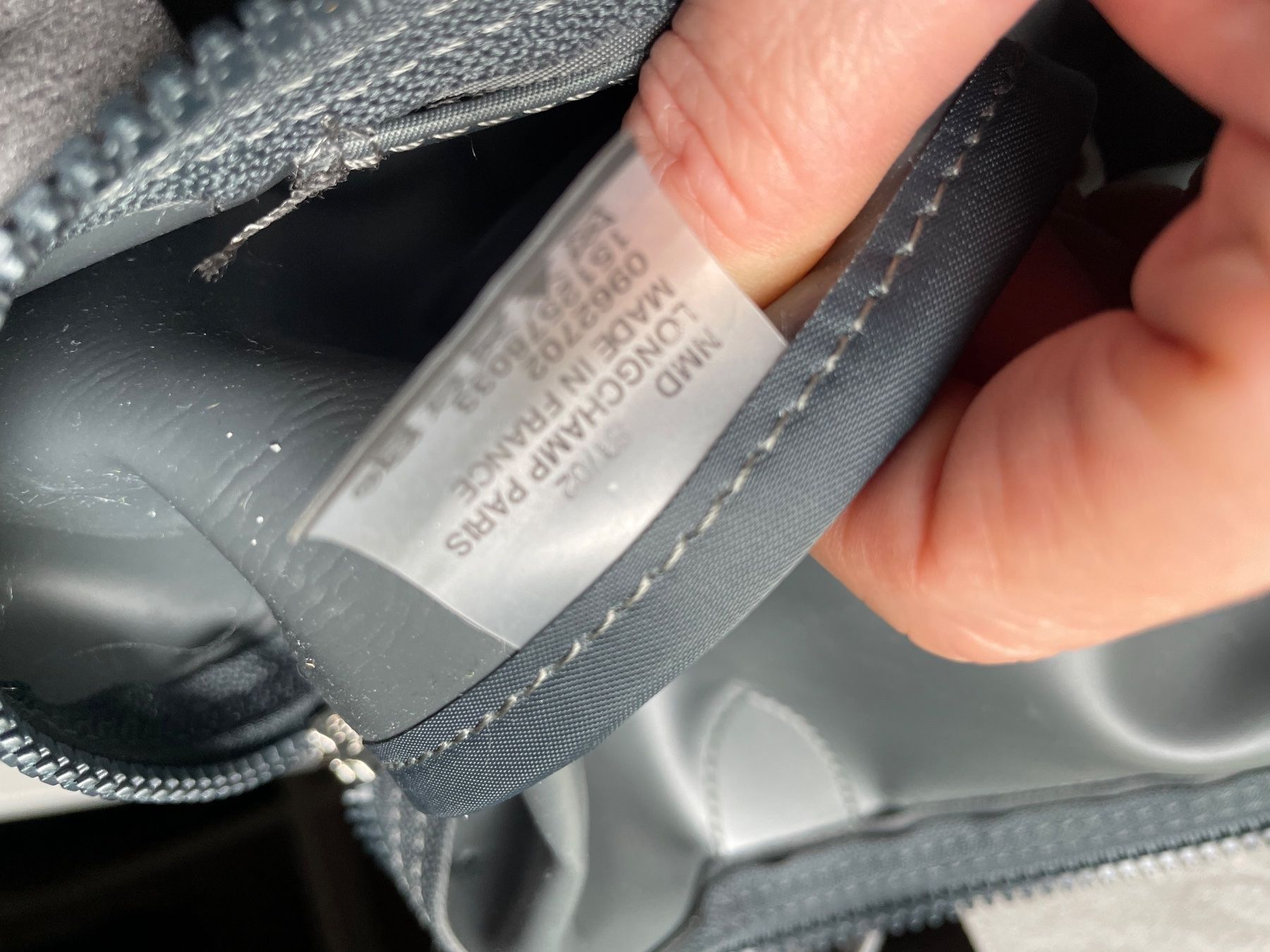 Longchamp Borse da donna: Longchamp Le Pliage Handtasche / Schultertasche grau – Nuovo (secondo la descrizione) da Heitenried venduto da Steffundsasch 7