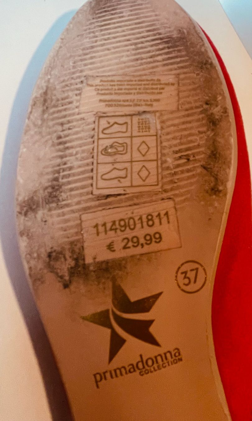 Damenschuhe: Mules pantolette rouge – Gebraucht aus Sugnens von 555madison 2