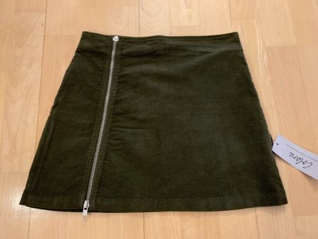 Colora Damen Mini Rock, Gr. XS, Farbe: Olivgrün, NEU