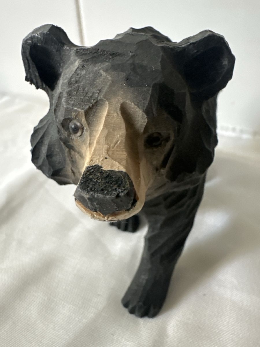 Statuette: Holzfigur Bär handgeschnitzt Deko-Objekt  – Usato da Zürich venduto da Chaeffeler 7