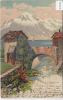 Port de Veytaux Grammont - Litho