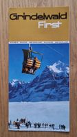Grindelwald First Prospekt, Vintage, ca.70er-Jahre