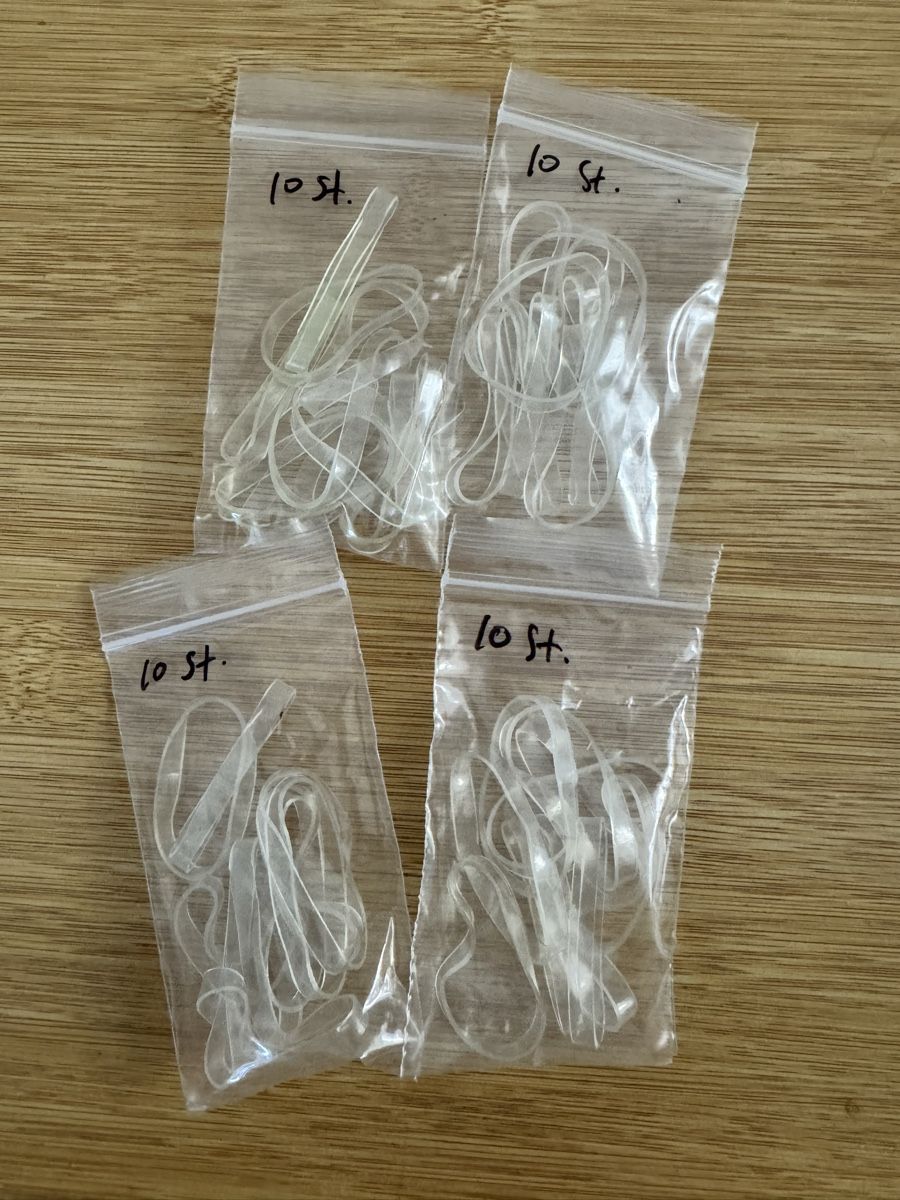 Accessori per capelli: Clear hair ties (1 bag) – Nuovo (secondo la descrizione) da Zürich venduto da kri_zhv2