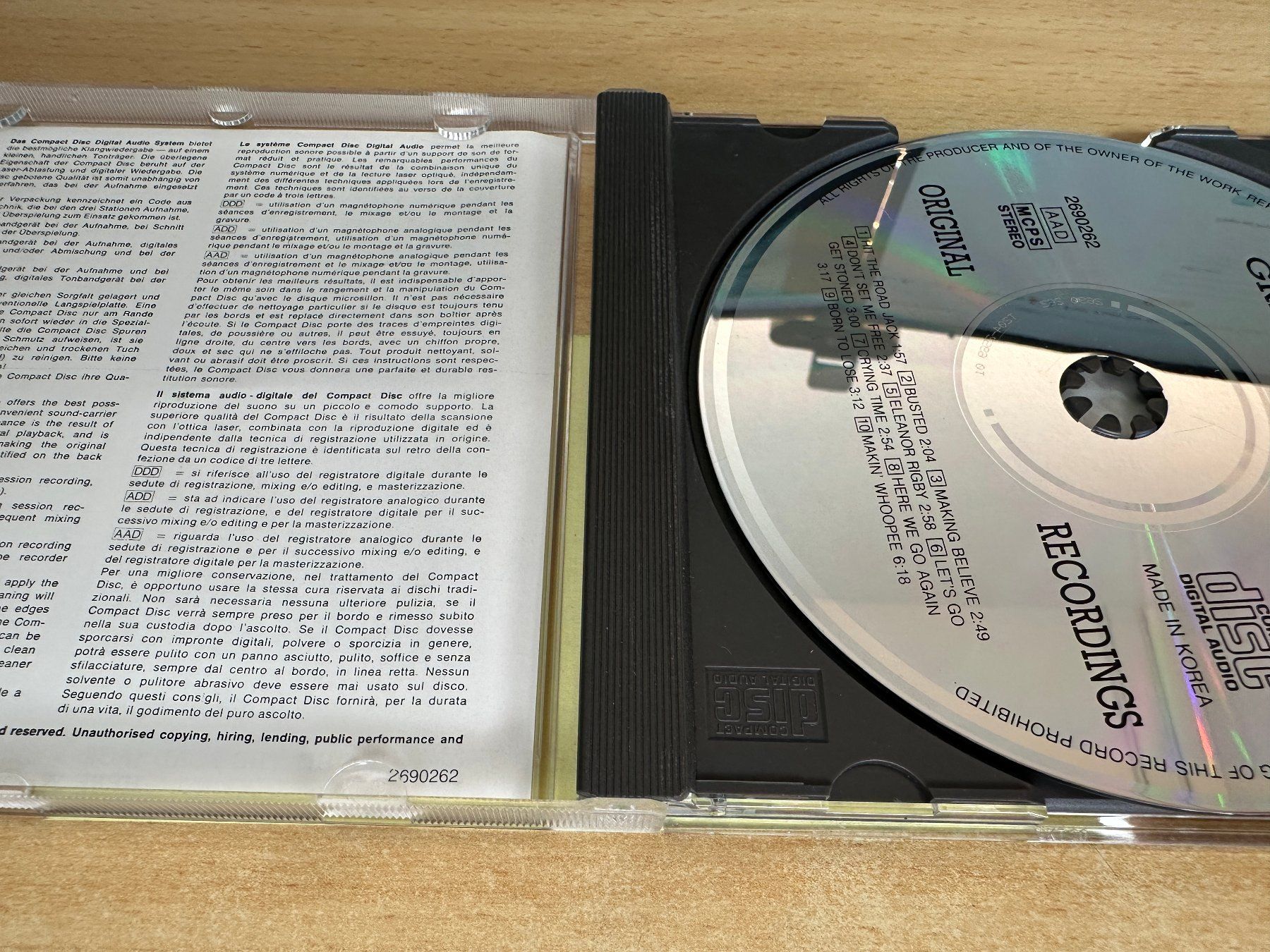 CDs: U9 Ray Charles – Greatest Hits – Gebraucht aus Rikon im Tösstal von Alpenmutz 2