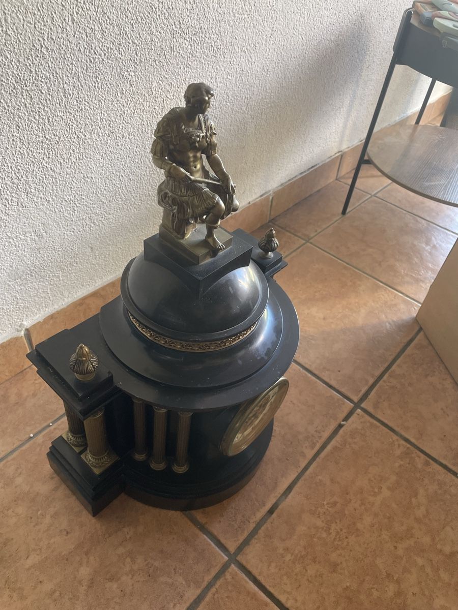 Orologi: Orologio antico da camino con statua – Usato da S. Pietro venduto da pap_nd2w 4