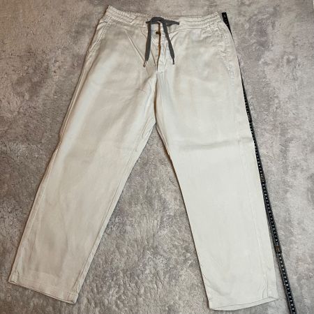 Marco Pescarolo Napoli Hose Leinen Lyocell Creme Gr 54