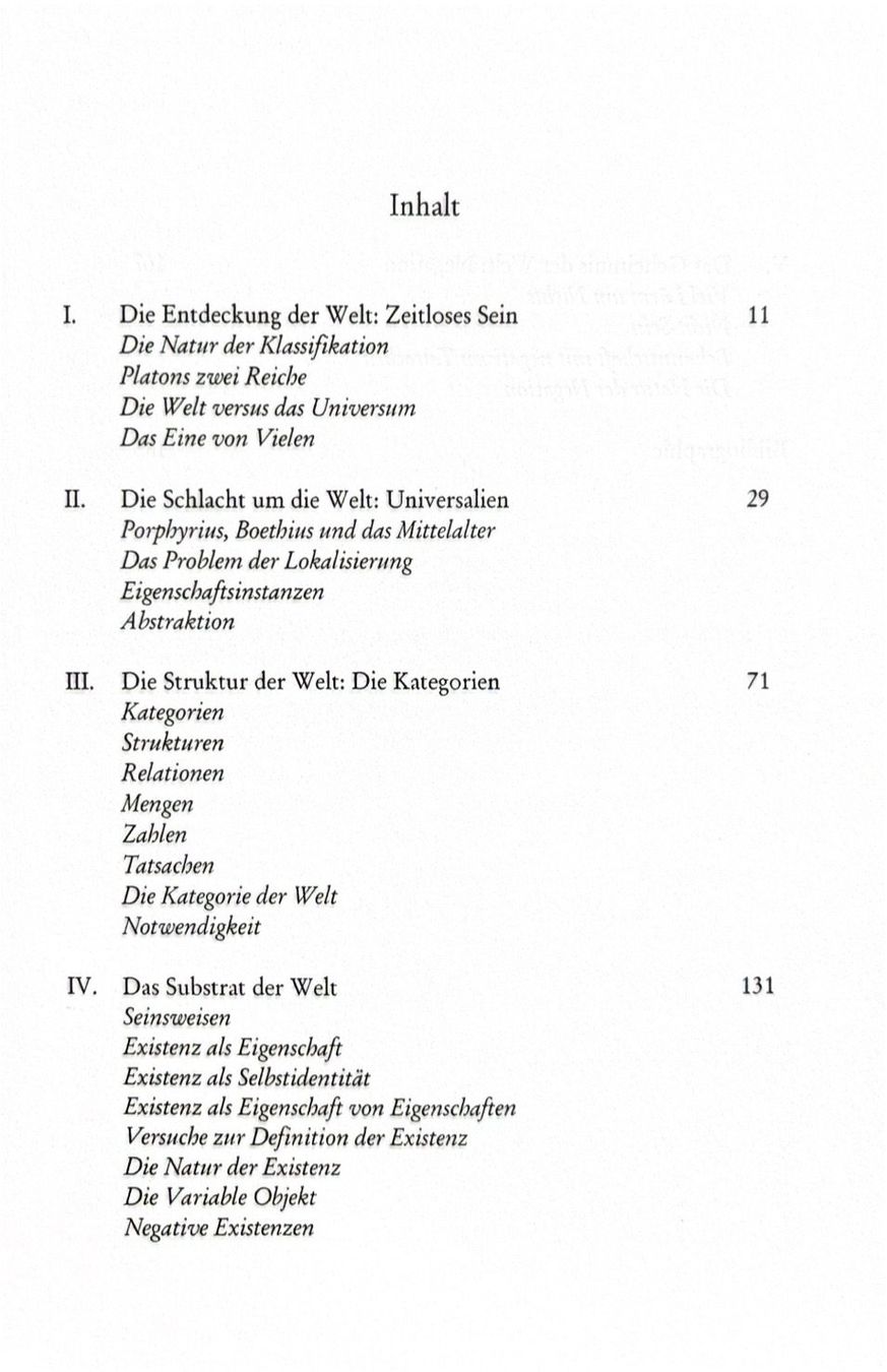 Libri: Grossmann Reinhardt, Die Existenz der Welt – Nuovo (secondo la descrizione) da Sarnen venduto da Livres 3