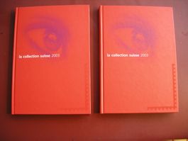 2003, 2 JAHRESBÜCHER POSTPREIS 116.00, POSTFRISCH+GESTEMPELT