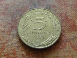 FRANCE  5 Centimes  1983  (P)