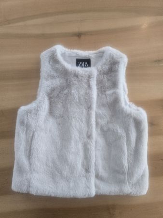 Zara Kunstfell Weste Gr.130