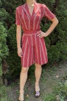 Glamour Set di Seta 100%-tgS/M-panloni- gonna e camicia