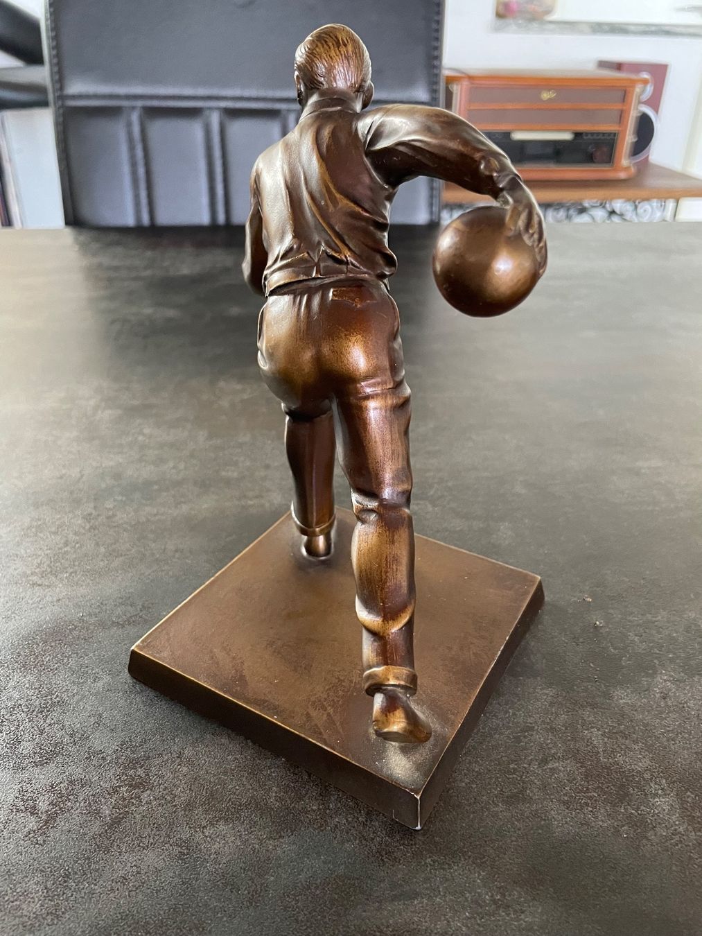 Statuette: Ancienne Sculpture Bowling en Régule – Usato da Vallamand venduto da Bricbracbroc82 4