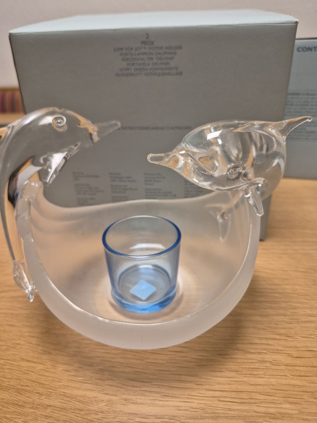 Partylite Portacandele: partylite kerzenhalter Delfine – Nuovo (secondo la descrizione) da Buttikon SZ venduto da sefa02