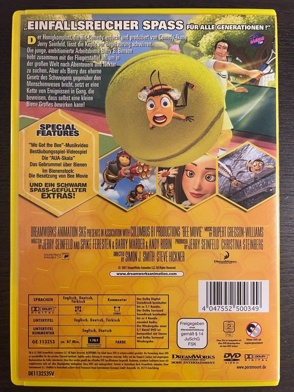 Tutti i DVDs: Bee Movie – Usato da Zürich venduto da FilmFreunde 1