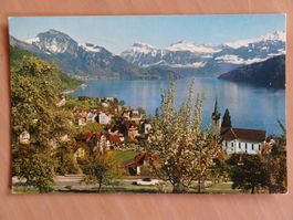 Weggis - et les Alpes - 1975